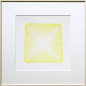 yellow cross | pencil on paper | untitled | 2016