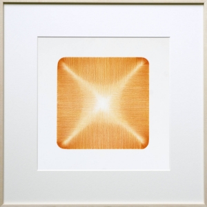 orange cross | pencil on paper | untitled | 2016