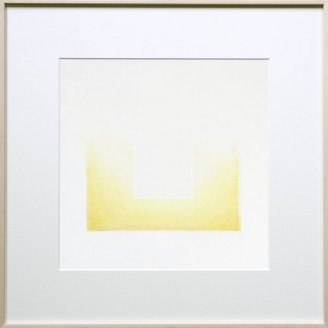 yellow U | pencil on paper | untitled | 2017